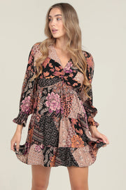 Twilight Petals Mini Dress