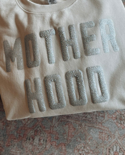 Motherhood glitter sweatshirt