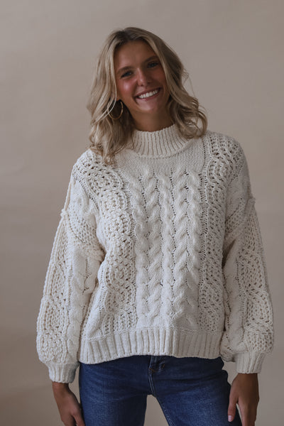 Burnt Oatmilk Sweater