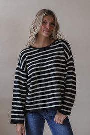 Becca Black Stripe Sweater