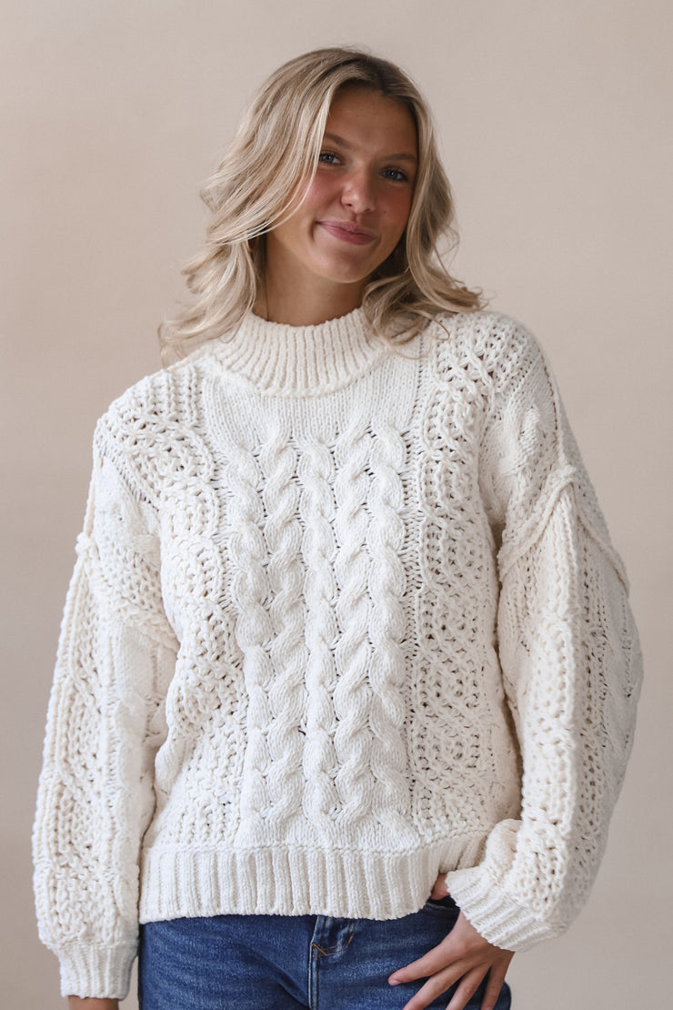 Burnt Oatmilk Sweater