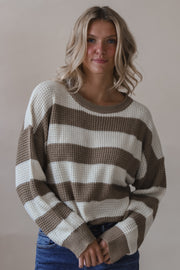 Truffle Stripe Sweater