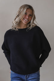 Black Bubble Sweater