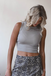 Untamed Twill Leopard Skirt