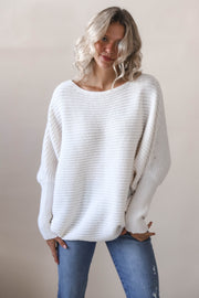 Ivory Batwing Sweater