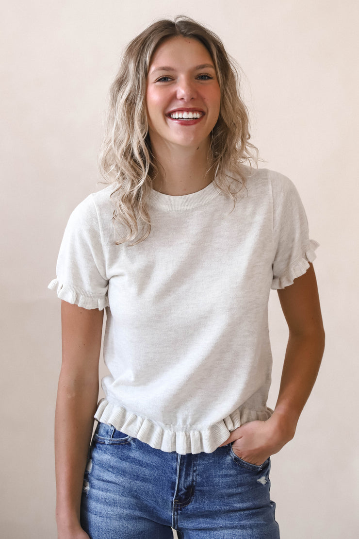 Little Ruffle Tee – 1 Happy Girl