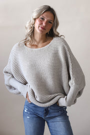 Mocha Batwing Sweater