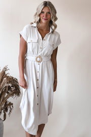 Beige Dreams Midi Dress