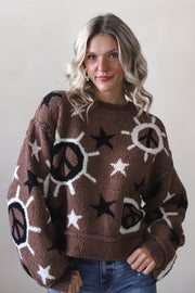 Starburst Peace Sweater