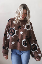 Starburst Peace Sweater
