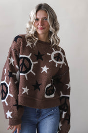 Starburst Peace Sweater