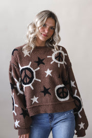 Starburst Peace Sweater