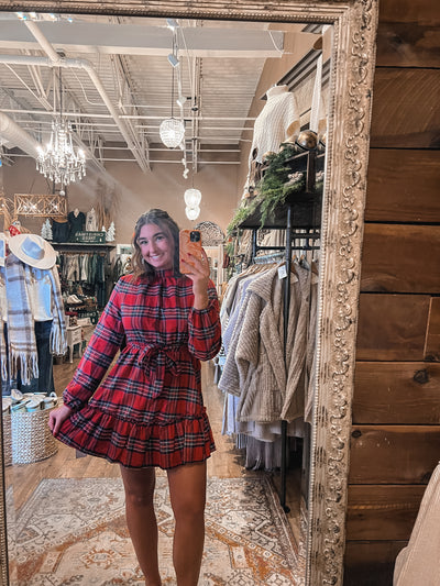 Mini Plaid Dress