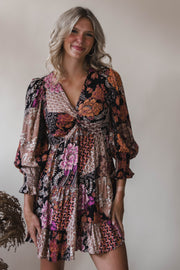 Twilight Petals Mini Dress