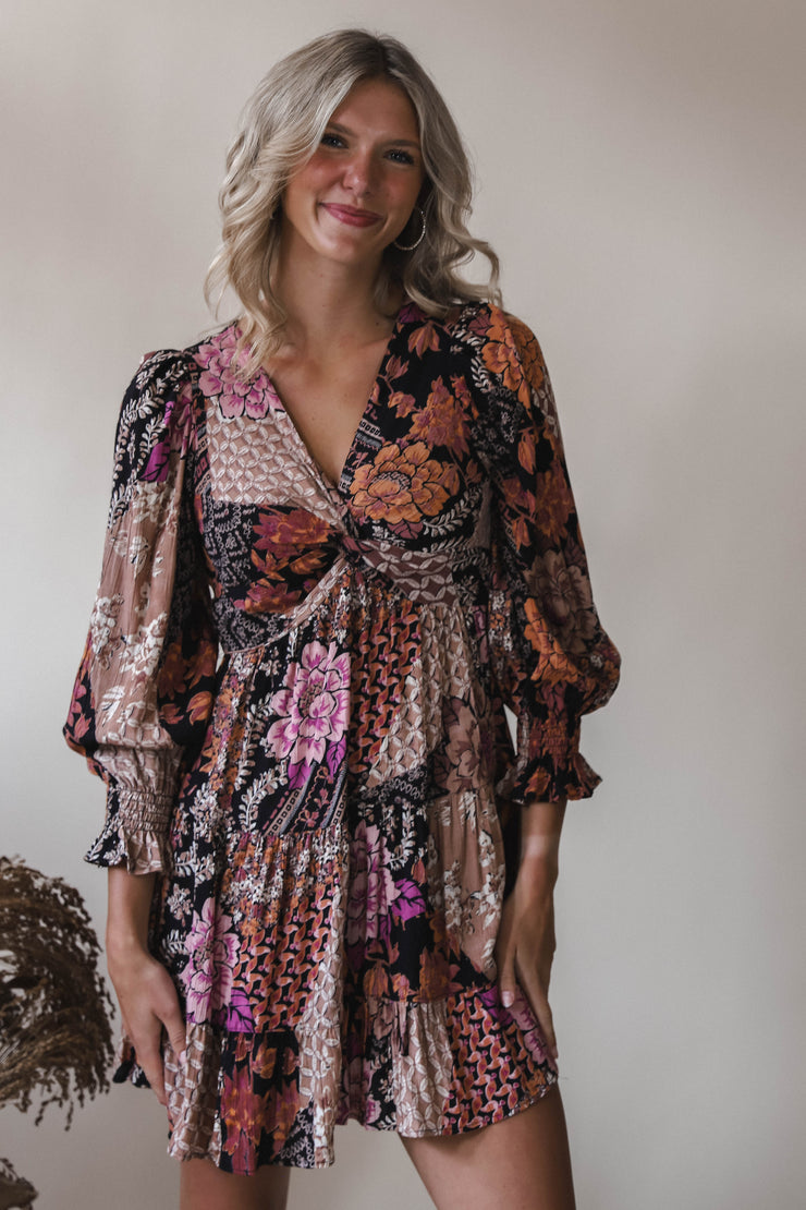 Twilight Petals Mini Dress