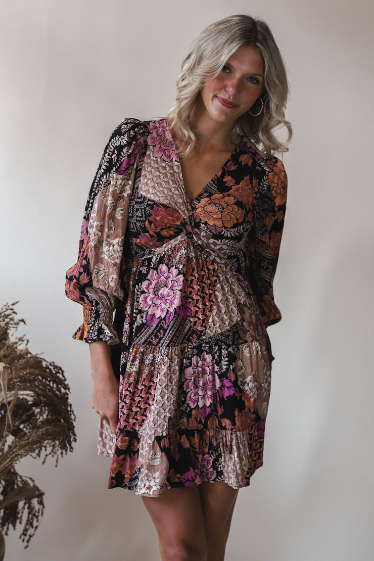 Twilight Petals Mini Dress