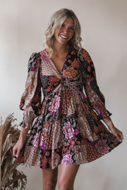 Twilight Petals Mini Dress