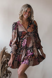 Twilight Petals Mini Dress
