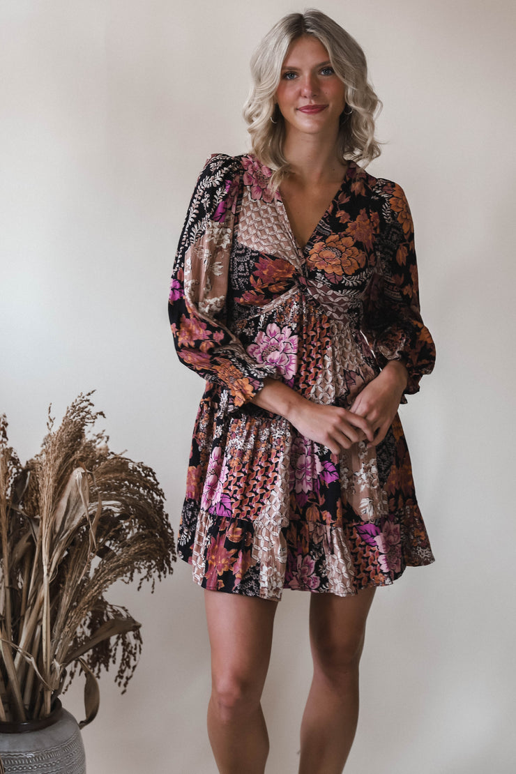 Twilight Petals Mini Dress