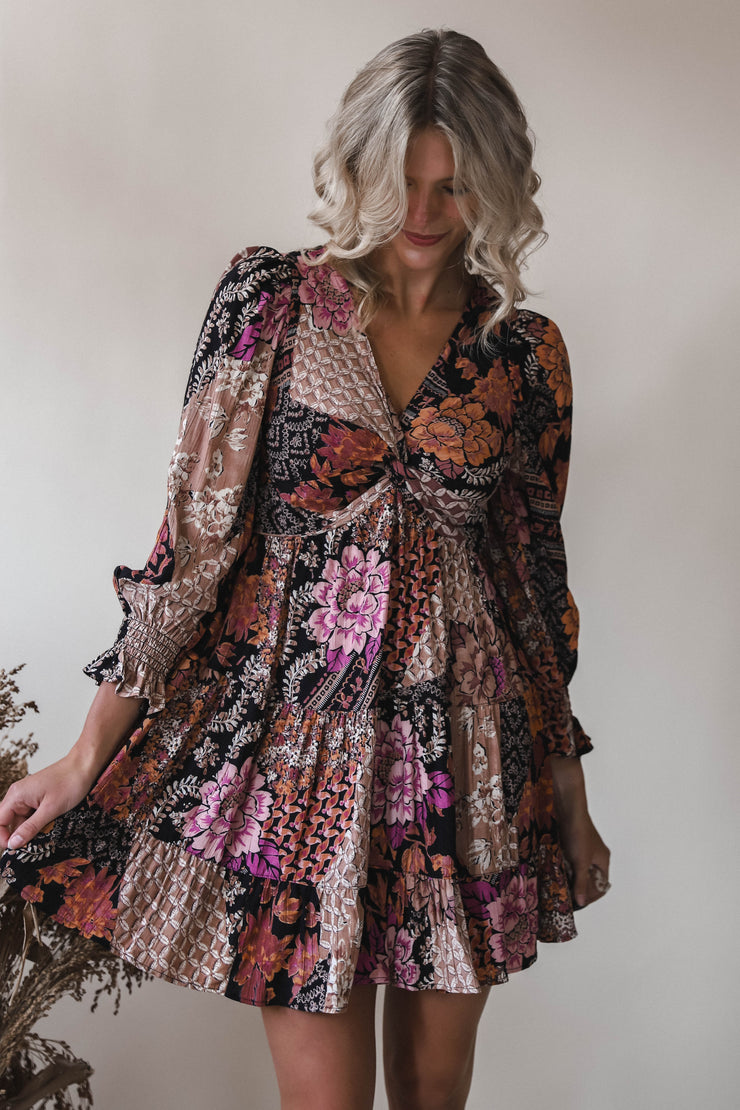 Twilight Petals Mini Dress