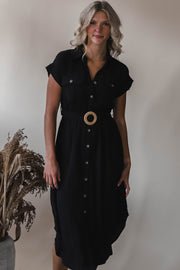Black Dreams Midi Dress