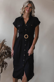 Black Dreams Midi Dress