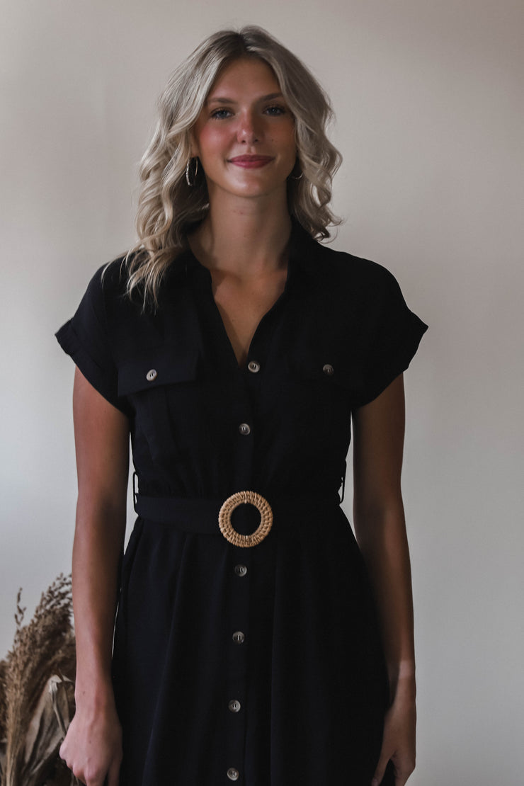 Black Dreams Midi Dress