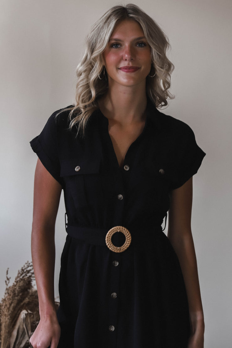 Black Dreams Midi Dress