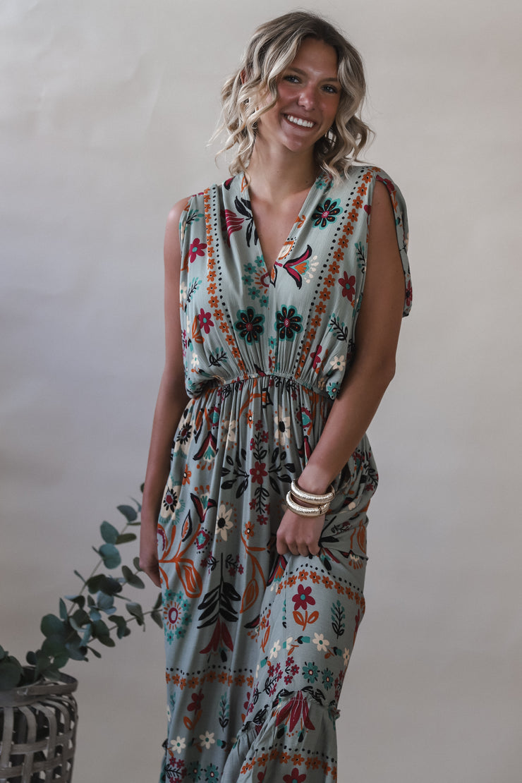 stevie maxi dress Sorceress Stevie Maxi Dress Long Sleeve Ruffle Tiered Boho Dress | Witchy Stevie Nicks-Inspired Gown | 70% Silk