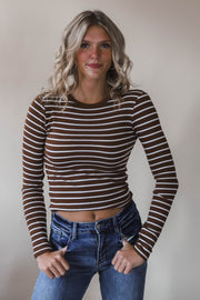 Cinnamon Stripe Tee