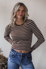 Cinnamon Stripe Tee