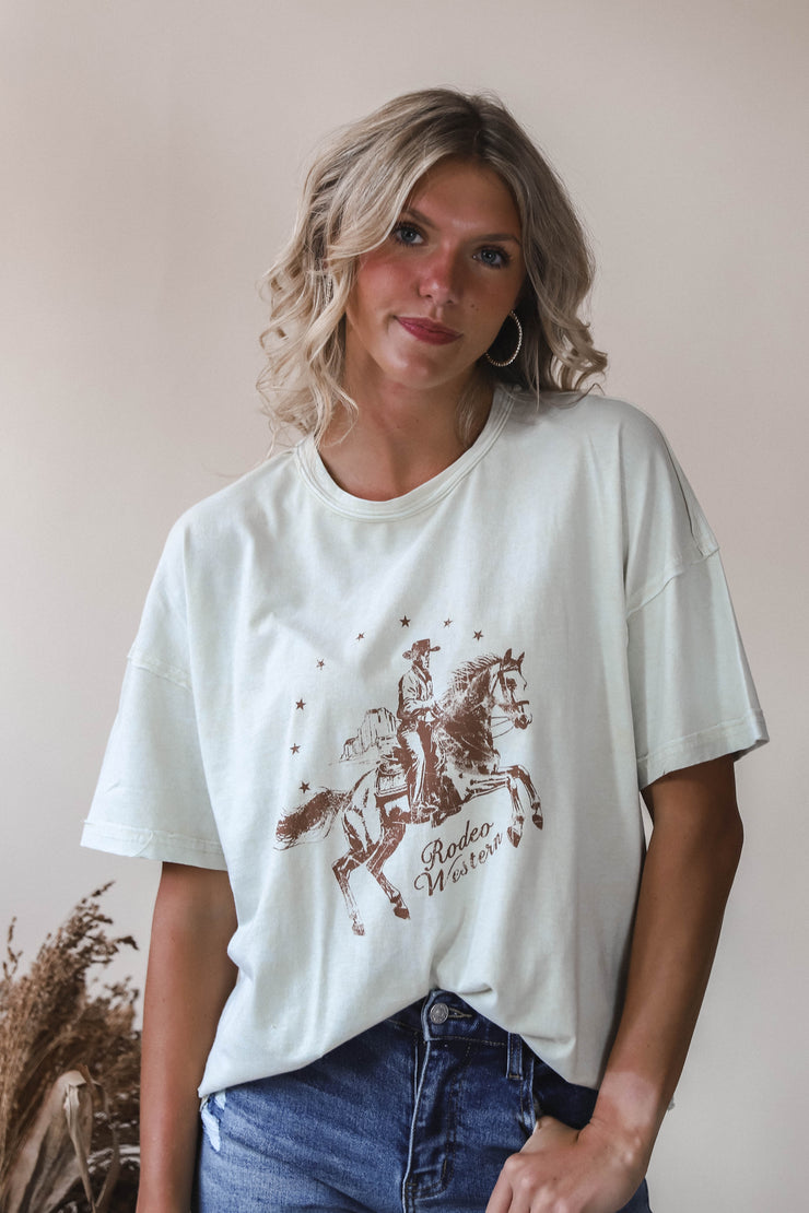 Rodeo Western Boxy Blouse