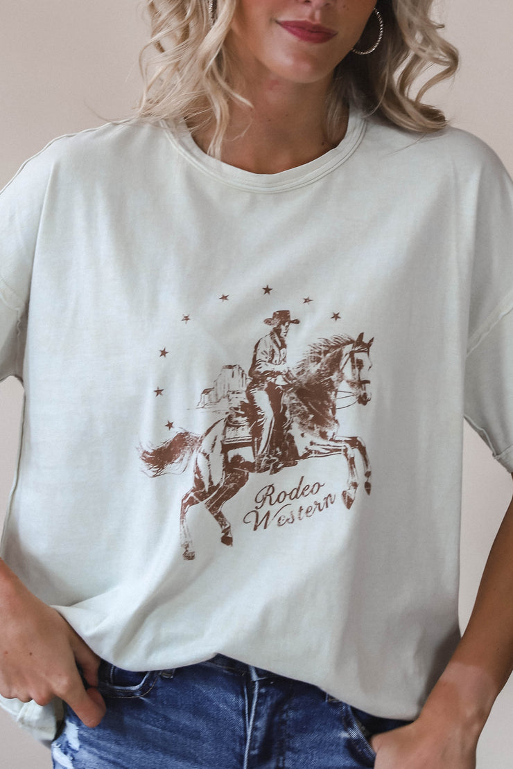Rodeo Western Boxy Blouse