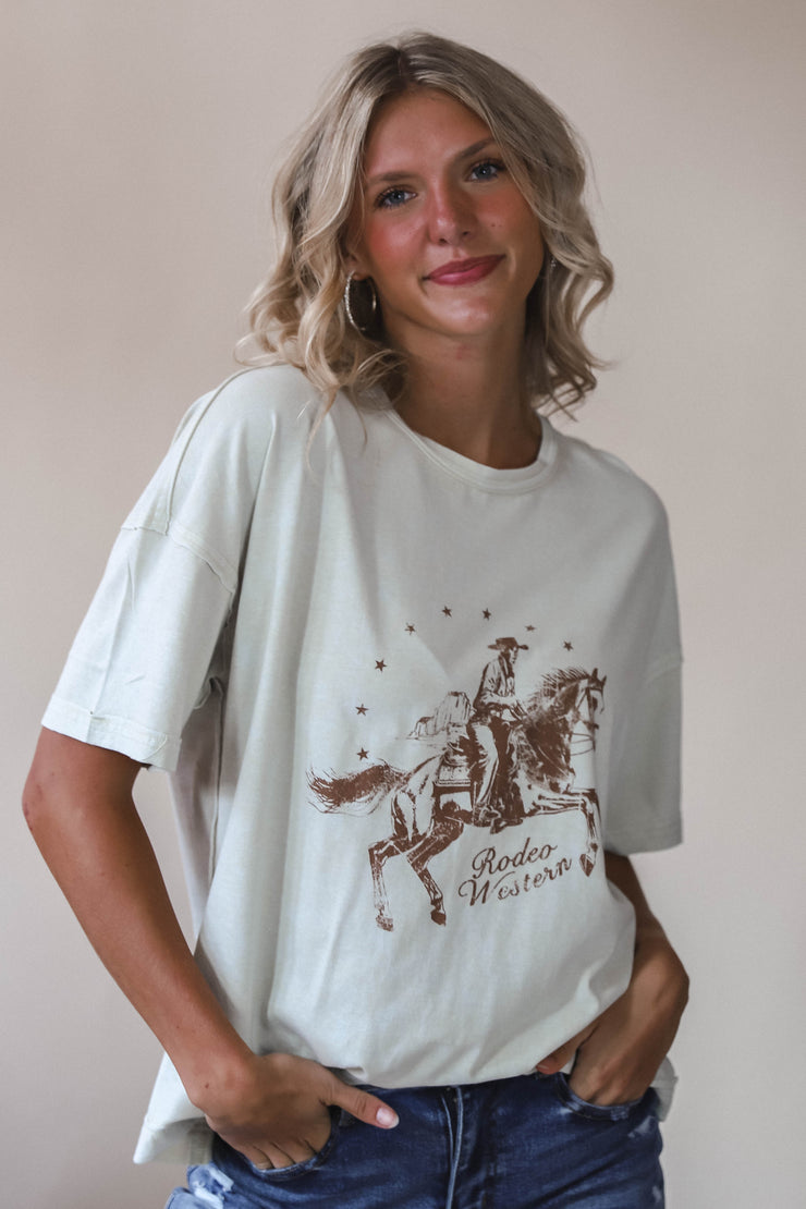 Rodeo Western Boxy Blouse