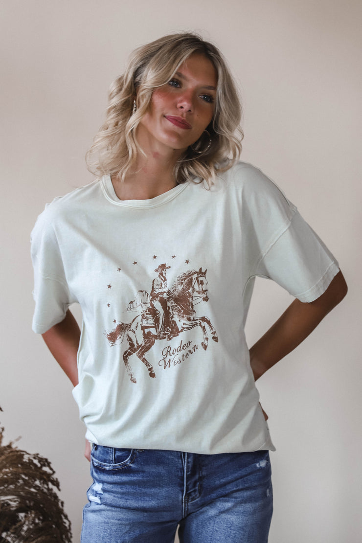 Rodeo Western Boxy Blouse