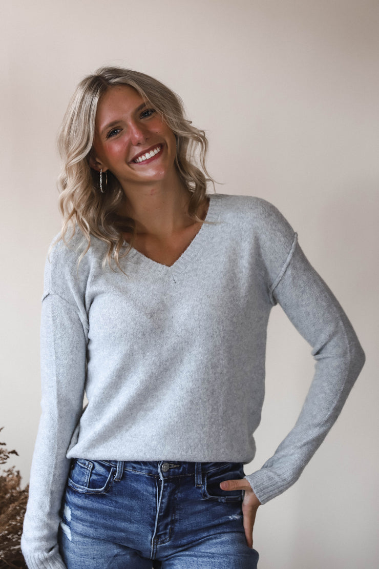 Silver Drift Sweater
