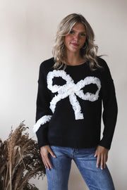 Midnight Bow Pullover