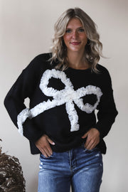 Midnight Bow Pullover