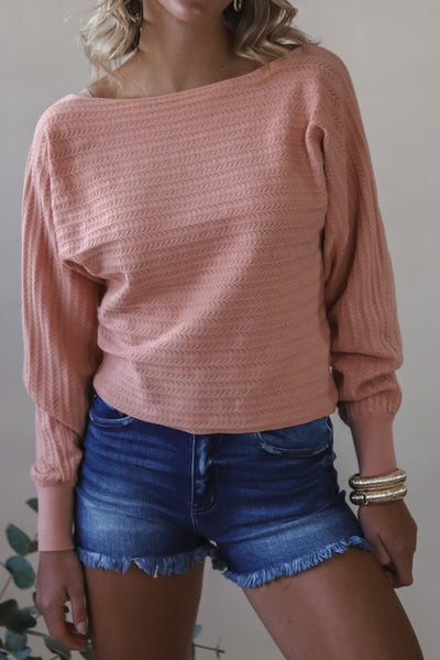 Salmon Stacey Sweater