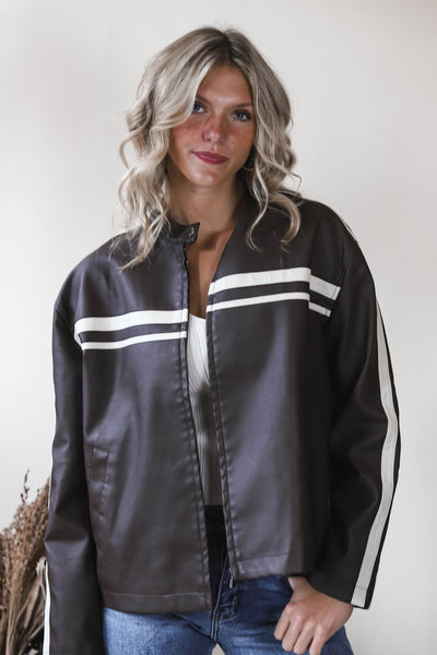 Speedway Mocha Jacket