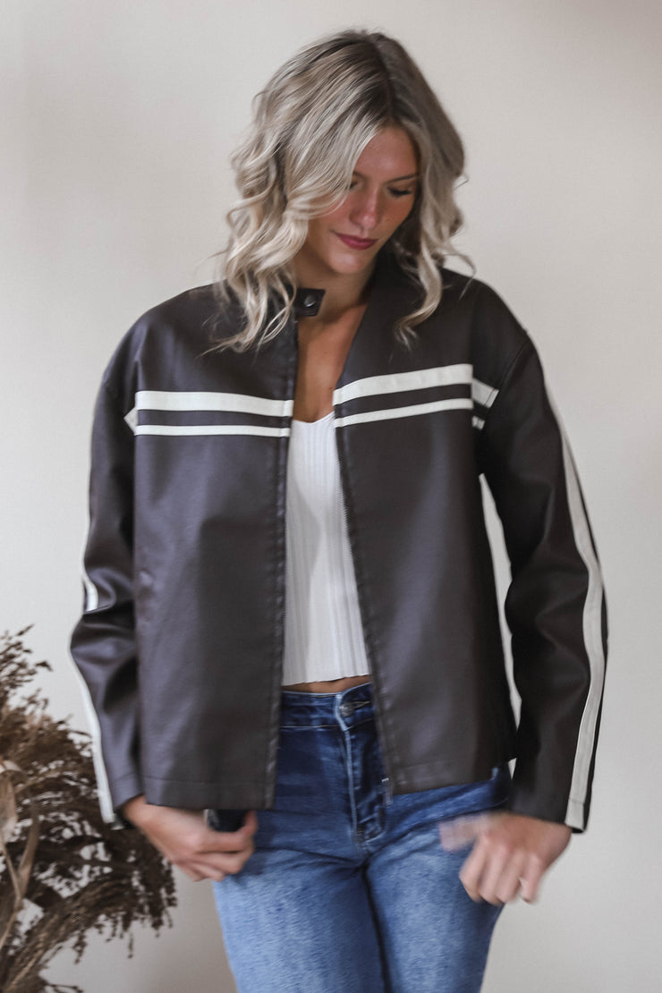 Speedway Mocha Jacket