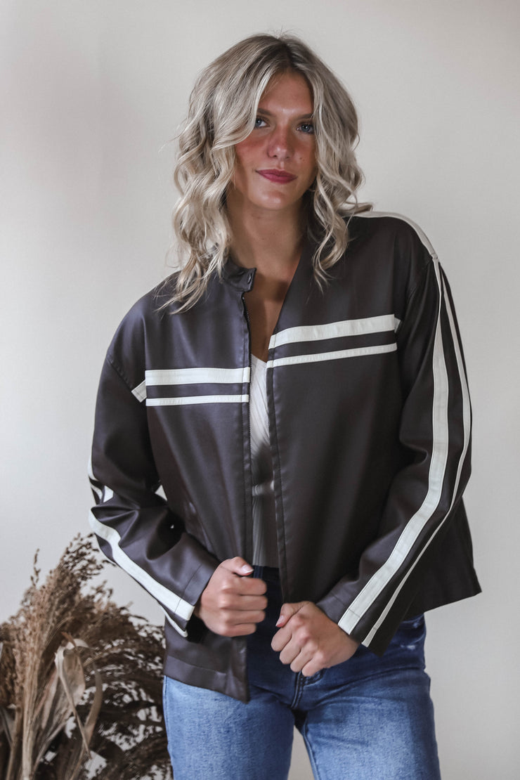 Speedway Mocha Jacket