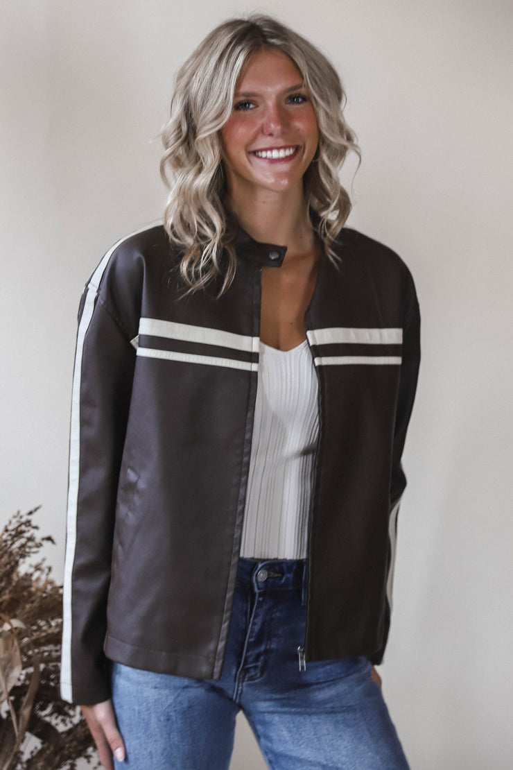 Speedway Mocha Jacket