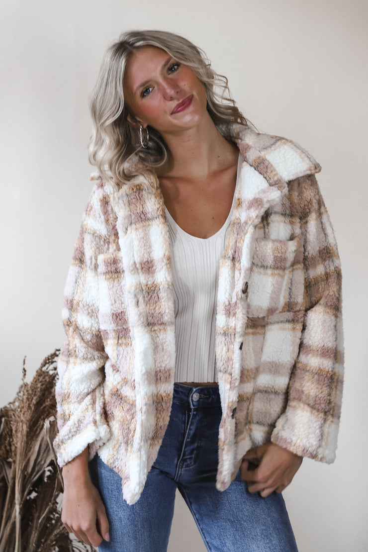 Honeycomb Haze Sherpa Jacket