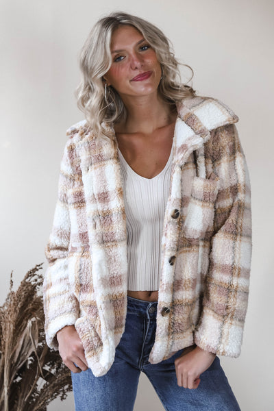 Honeycomb Haze Sherpa Jacket