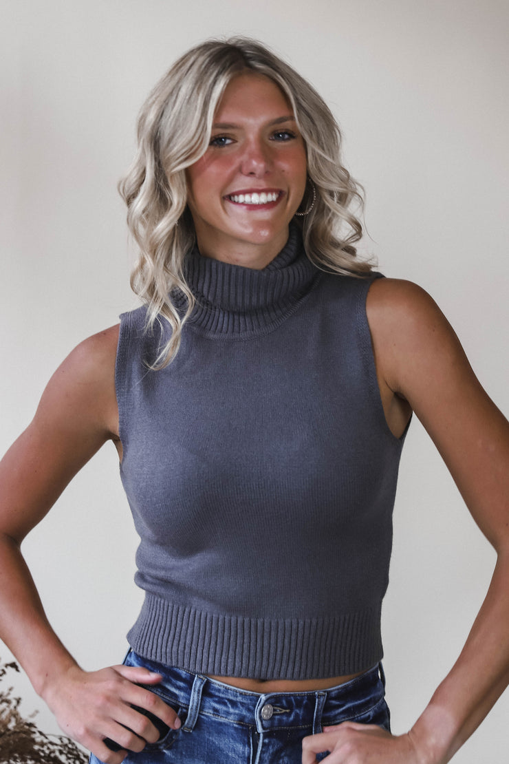 Slate Signal Sweater Tank