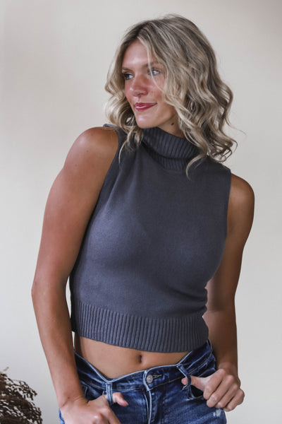 Slate Signal Sweater Tank