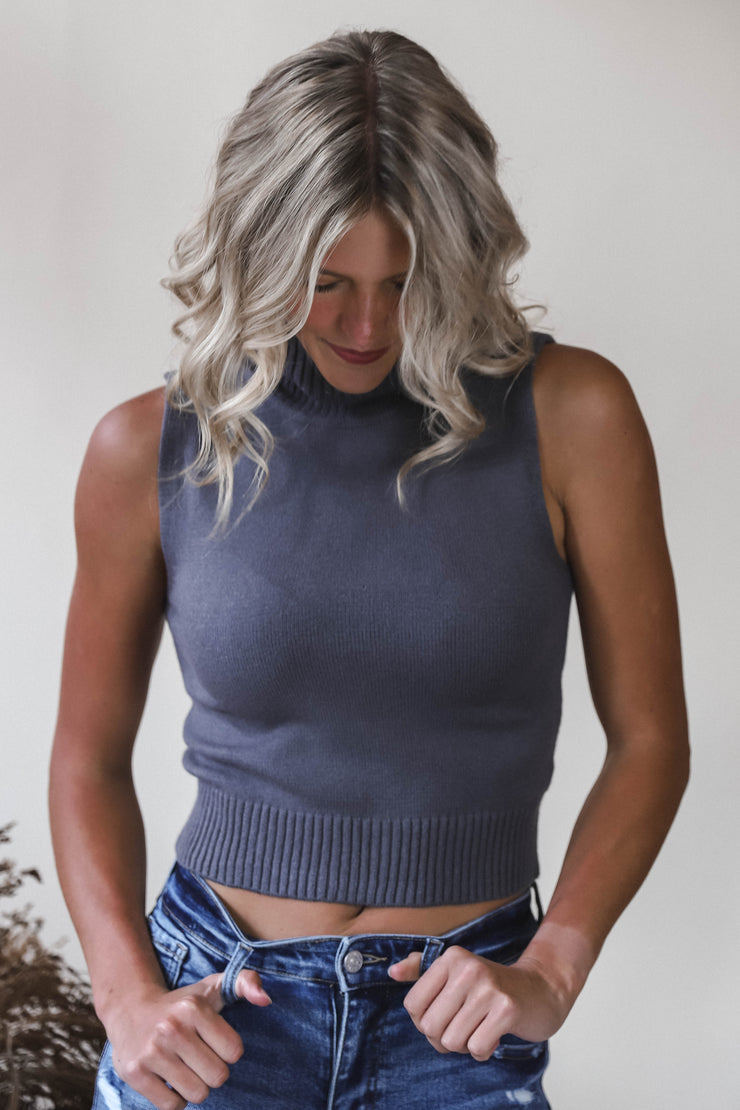 Slate Signal Sweater Tank
