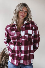 Cranberry Frost Plaid