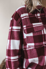 Cranberry Frost Plaid